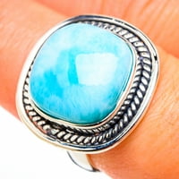 LARIMAR Veličina prstena 7. - Ručno rađena boho vintage nakit zvona126095