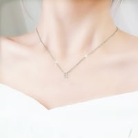 Wendunide ukrasi, srebrne početne ogrlice za žene Zlatne punjene slojeviti srebrne ogrlice za žene A