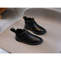 Harsuny Girls Boots Kids Boots Boys Boide sa patentnim zatvaračem Modne zimske cipele za male kratke