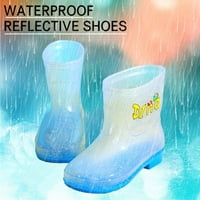 TODDLER Cipele Dečja obuća Moda Stan Mid Tube Kišne čizme Modni mekani dno Cartoon Prozirne valne kišne