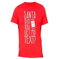 Xtrafly Odjeća Santa dobijte moj tekst ružni božićni džemper snijega pahuljica MESTA muškarci žene majice