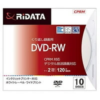 Litec Ridata DVD-RW 10 listova za ponovljeni snimak DVD-RW120.10p SC A u tanskom sloju kućišta