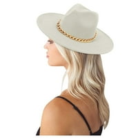 Modne šešire Fedora šeširi za žene i muškarce Široka modna ženska Fedoras Haljina Hat