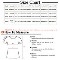 Cacomomrkark PI Clearence ženske košulje s dugim rukavima Osnovni tee tiskani vrhovi