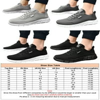 Ležerne cipele za muške pletene mrežice prozračne COMFOR SPORT Walking Trgovinske patike veličine 10