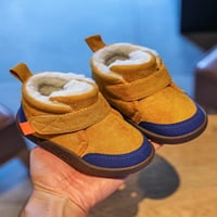 Rotosw Toddler čizme za snijeg Fau Fur Winter Plish postrojene tople čizme Lagana predrašer prve šetnje