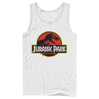 Muški Jurassic Park T Regoni logo Vrh Bijela