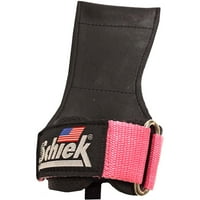Schiek Sports Model Ultimate Grip Trake za podizanje težine - Mala - Ružičasta