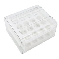Držač jaja, ušteda prostora sprečavanje prašine za sprečavanje jaja BO Dvostruki sloj prozirni za hladnjak