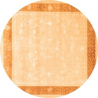 Ahgly Company u zatvorenom okrugu Perzijske narandžaste tradicionalne prostirke, 5 'krug