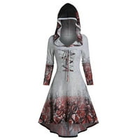 Gotička odjeća Ženska haljina Halloween Carnival Cosplay party vintage hoodie