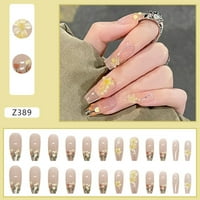 Francuski nail kristalni lažni nokti salon sa salonom prsta prsta DIY MANICURE za načina za nokte ili