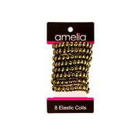 Amelia Beauty proizvodi srednje glatke elastične zavojnice za kosu, 2,25 role, nježne kose, nježne na