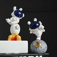 Moderna kućna dekoracija model ukras automobila Astronaut ukrasi lutka astronaut skulptura zvijezda