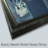 Bijeg Davida kroz prozor Veliki crni ukrašeni drv ugrađen platno umjetnost gustave dore