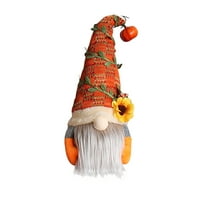 Halloween Gnome Dekoracija bezlična plišana lutka patuljaka rudolph lutka za Noć vještica