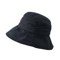 Aueoeo kape za žene kašika šešir dame dvostruko lice šešira ljetna zaštita od sunca šešir ribarskog