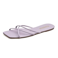 Krocowalk dame slajdova plaža ravne sandale klizne na sandale ženske papuče unutarnje vanjsko ugodno