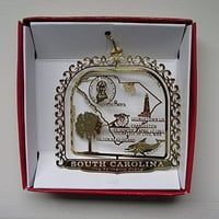 Južni Carolina Palmetto Državni mesingani suvenirni poklon