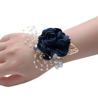 Cvjetni zglob CORSAGE Biserna perla narukvica za vjenčanje matural party djeveruše dekor