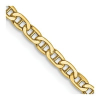 Ogrlica od zlatnog lanca sidrenog zlata Auriga 14k 14k za žene