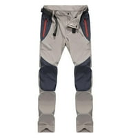 TOQOT MENS radne hlače - vanjski casual sa džepovima opuštene fit teretne hlače za muškarce bijele veličine