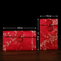 Sunsunrise Tassel Design Crveni paket Višestruki uzorci Tradicionalna tkanina Novogodišnji Crveni paket