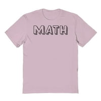Grafički math humor grafički majica bijele muške pamučne majice