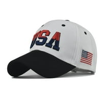 IOPQO bejzbol kape muške ženske neutralne ljetne američke zastave za vez bejzbol kape Podesivi šešir