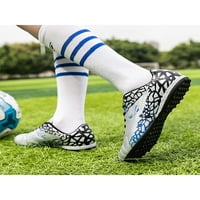 Luncero Muške tenisice okrugle noge fudbalske cipele čipke up nogometne cistere atletski sportski cipela