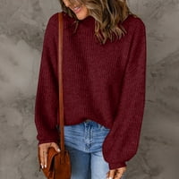 Dukseri za žene Top Turtleneck pulover pulover