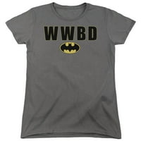 Batman - LOGO WWBD - Ženska majica kratkih rukava - velika