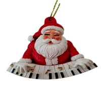 Santa piano tastatura New Orleans vesele božićne ornamentne zabave favorizira