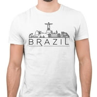 Skyline Brazil majica unise mali bijeli