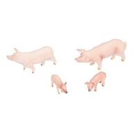 Farm svinje životinje Model figure Igrački set, svinjski lik Model Party Poklon za djecu