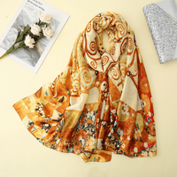 Ženski šalovi modni šalovi dugi satenski svileni šalovi lagani zaštita od sunca, mekan i svilenkast,