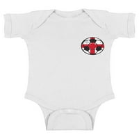 Awkward Styles England Baby Bodysuit kratki rukav engleski fudbal Jedan komad