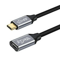 PD 100W USB C produžni kabl Tip C3. GEN mužjak za ženski dodatni kabel podataka za prijenos mobitela