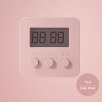 Studijski tuš LCD Kuhinja Kuhanje Budilica Sat Gadget Tools Stopwatch Groun Digitalni tajmer Pink
