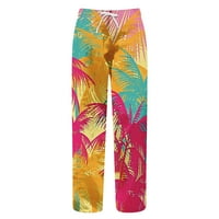 Koaiezne Muške hlače Modne muškarci Hlače Ljetna plaža Hipi Harem hlače Baggy Boho Yoga Hawaiians Ležerne