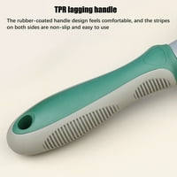 Gogosir Automatska češalj za uklanjanje kose, gumena ručka plastika + TPR + nehrđajući čelik zeleni