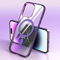 Slučaj NALACOVER za iPhone Pro max, magnetni [Podrška MAGSAFE punjač] Bežična zaštita objektiva za zaštitu