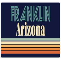 Franklin Arizona Vinil naljepnica za naljepnicu Retro dizajn