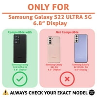 Talozna tanka futrola za telefon kompatibilna za Samsung Galaxy S Ultra 5g, Zebra Ispis kože, tanka
