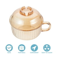 Noodle Glass Bowl multifunkcijska posuda za zdjelu pogodna parna posuda za kućni dodatak sa poklopcem