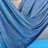 Kraljevsko plavo svjetlucanje metalik mamac tkanina od dvorišta