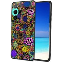 Kompatibilan sa Samsung Galaxy S ultra telefonskom futrolom, apstraktno-psihodelia-hippie - Case Silikon