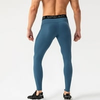 Hlače za muškarce čišćenje muškaraca za brzo sušenje joga hlača Sportske visoke elastične tajice trčanje