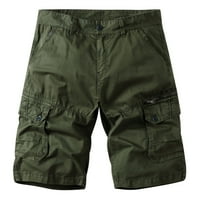 Muške Camo Cargo Shorts opušteni FIT-u više džep na otvorenom maskirnim kratkim hlačama