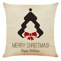 HGW Božićni dekor jastuk za božićni uzorak Sofa Car bacač Car Cars Cover Domaći dekor